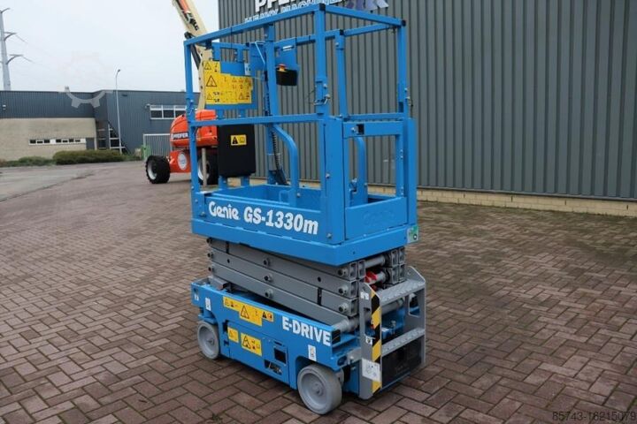 Scissor lift Genie GS1330M Valid inspection, *Guarantee! All-Electric