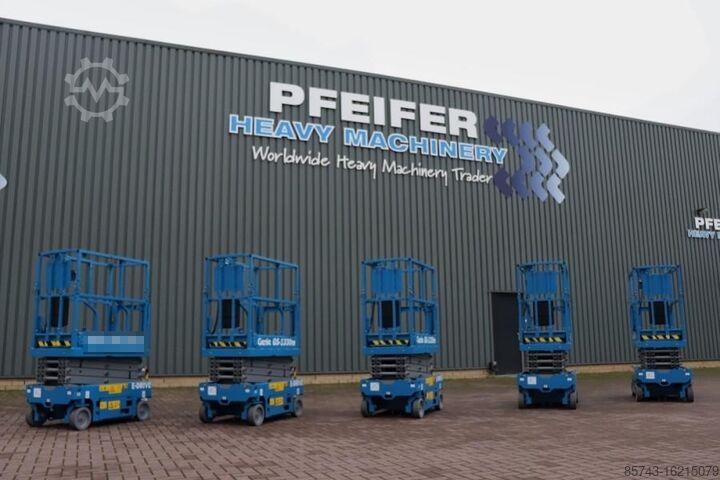 Scissor lift Genie GS1330M Valid inspection, *Guarantee! All-Electric