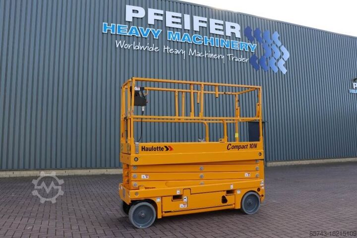 Scherenhebebühne Haulotte Compact 10N Valid Inspection, *Guarantee! 10m Work