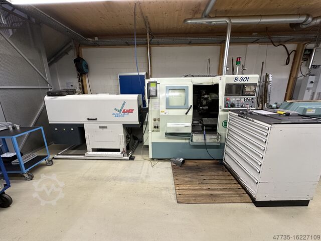 CNC-Drehmaschine mit Stangenlader BIGLIA B 301