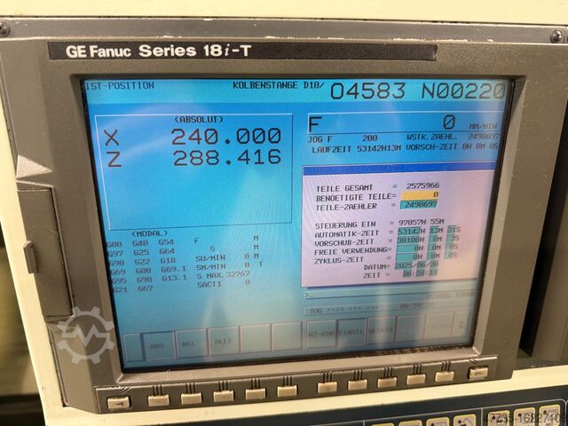 CNC-Drehmaschine mit Stangenlader BIGLIA B 301