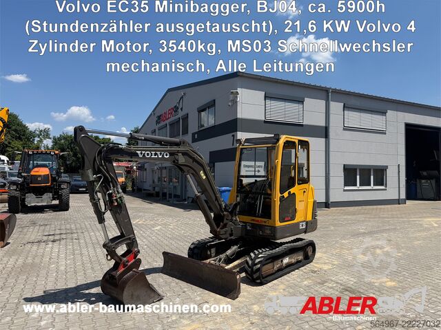 Mini excavator Volvo EC35 Minibagger MS03 SW