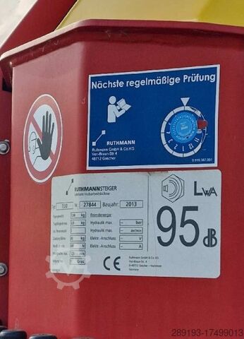 Working platform (self-propelled) Ruthmann T330 MAN Diesel 33m