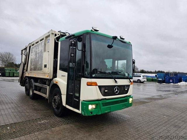 Garbage truck MERCEDES-BENZ 2629, 2 Kammern, Faun aus 2013, 22 cbm