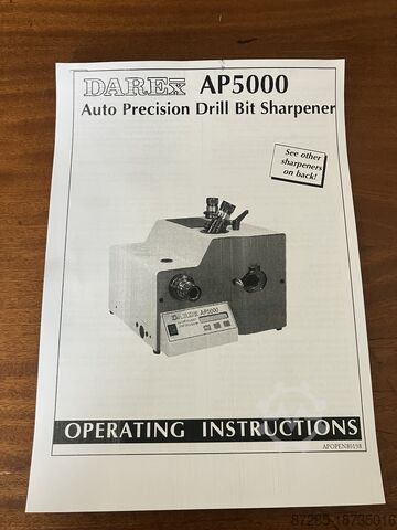 Bohrerschleifmaschine Darex AP5000+AP5100