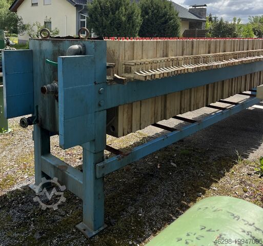 Used Industrial Filter Press Simex Sauer SPK 80