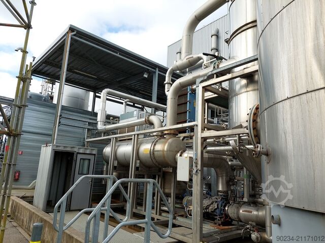 Einfachwirkender Vakuumverdampfer mit Kondensator ECOTECNO 8-12 m3/day