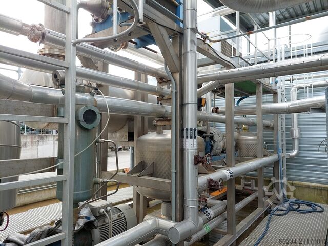 Einfachwirkender Vakuumverdampfer mit Kondensator ECOTECNO 8-12 m3/day