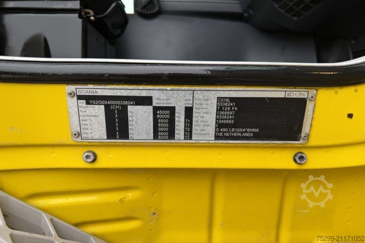 Betonmischer LKW Scania G490 LB10x4/6 HNA Liebherr 12m³ / Swiss-Vehicle