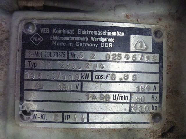 100 kW Pallmann Typ PR8 Mahlmühle PALLMANN PR8