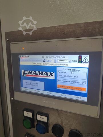 Framax Glasflaschen-Abfüllanlage mit einer Kapazität von 2900 Flaschen pro Stunde FRAMAX Various