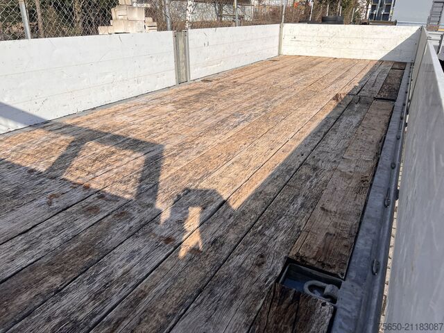 Anhänger mit offener Pritsche Humbaur HBTZ 137224  14,4 t Tandem- Pritschenanhänger- Tieflader