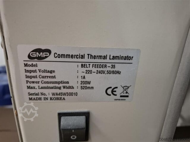 Laminiermaschine GMP Commercial Thermal Laminator