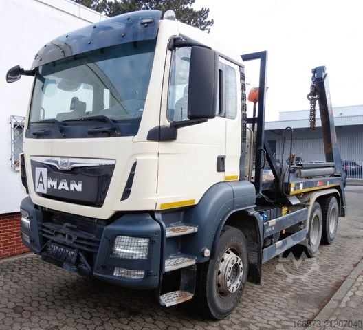 Absetzkipper LKW MAN TGS 26.440 6x4 Blatt/Blatt Palfinger