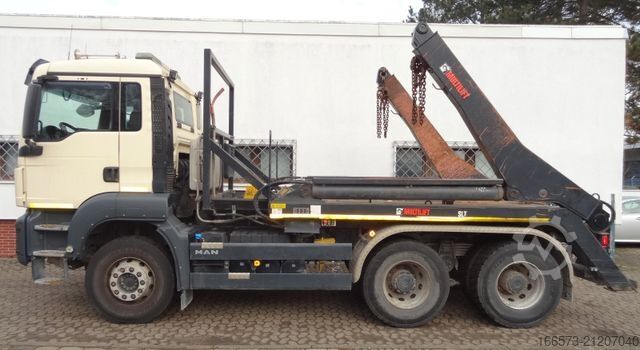 Absetzkipper LKW MAN TGS 26.440 6x4 Blatt/Blatt Palfinger