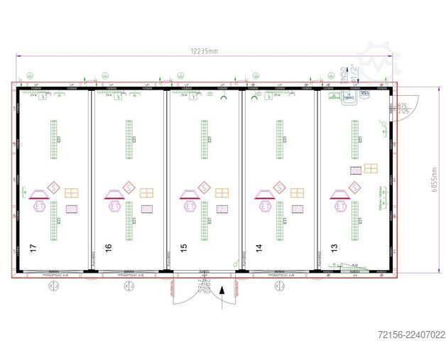 Container facility rental station snack bar office Container Containex Bürocontainer