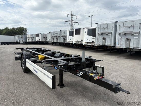 Swap chassis trailer KRONE 1-ACHS LAFETTE KRONE ACHSE, HECKABSTüTZUNG,