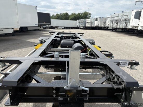 Swap chassis trailer KRONE 1-ACHS LAFETTE KRONE ACHSE, HECKABSTüTZUNG,