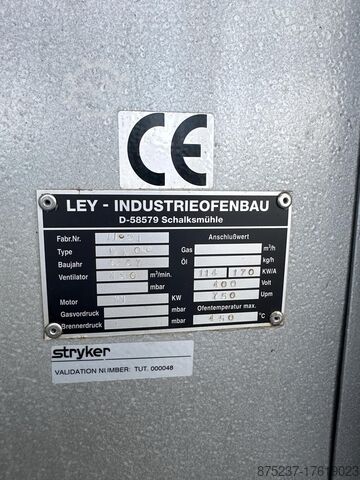 Kammerofen mit Luftumwälzung bis 450C° LEY Industrie Ofen Bau Kammerofen LKO
