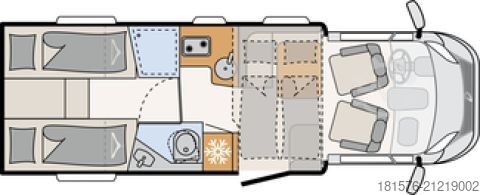 Teilintegriertes Wohnmobil Dethleffs Just 90 T 7052 EB Citroen 2,0 TD  165 PS