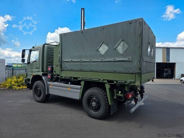 Sliding tarpaulin Mercedes-Benz Atego 1018 A 4x4 Pritsche Plane mehrfach vorh.