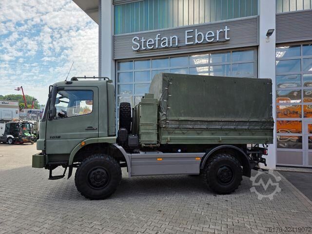 Sliding tarpaulin Mercedes-Benz Atego 1018 A 4x4 Pritsche Plane mehrfach vorh.