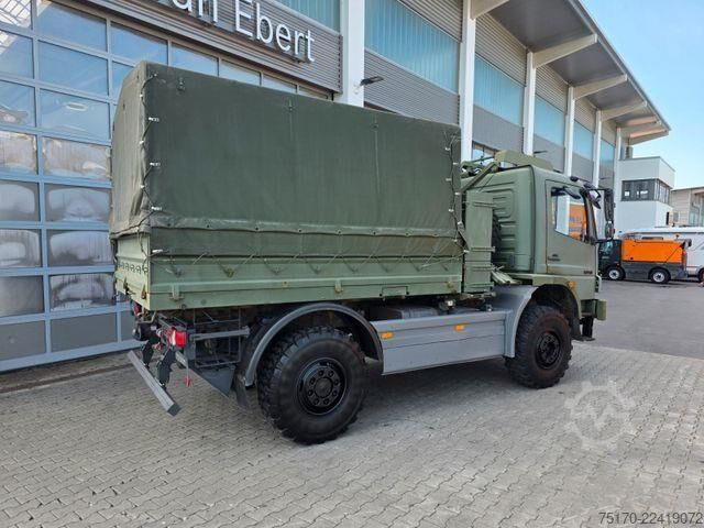 Sliding tarpaulin Mercedes-Benz Atego 1018 A 4x4 Pritsche Plane mehrfach vorh.