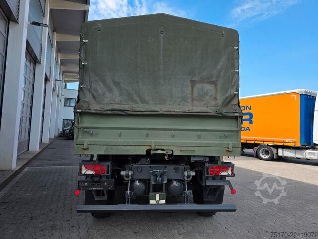 Sliding tarpaulin Mercedes-Benz Atego 1018 A 4x4 Pritsche Plane mehrfach vorh.