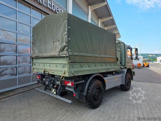 Sliding tarpaulin Mercedes-Benz Atego 1018 A 4x4 Pritsche Plane mehrfach vorh.