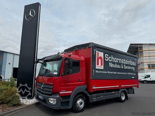 Sliding tarpaulin Mercedes-Benz Atego 923 L 3 Sitze Standh. Ausbau