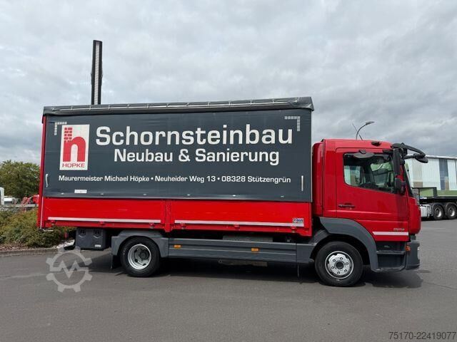 Sliding tarpaulin Mercedes-Benz Atego 923 L 3 Sitze Standh. Ausbau