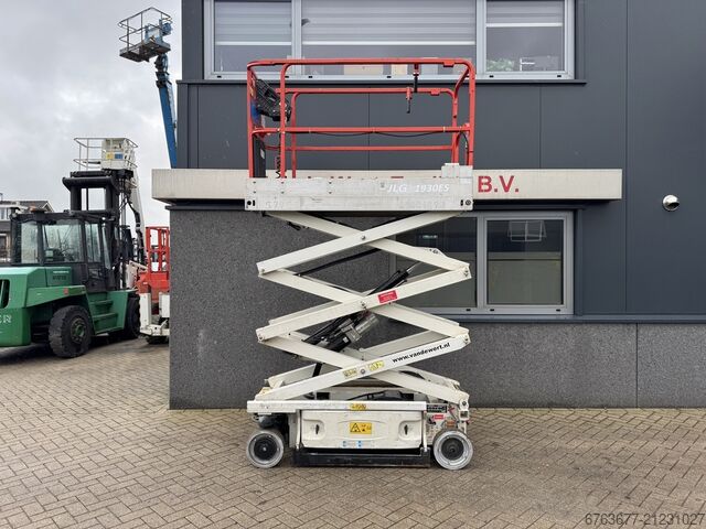 JLG 1930 ES Scherenarbeitsbühne / Scherenlift 8 m Arbeitshöhe elektrisch Baujahr 2014 JLG 1930 ES Schaarhoogwerker / Sciccor Lift 8M Werkhoogte elektrisch 2014