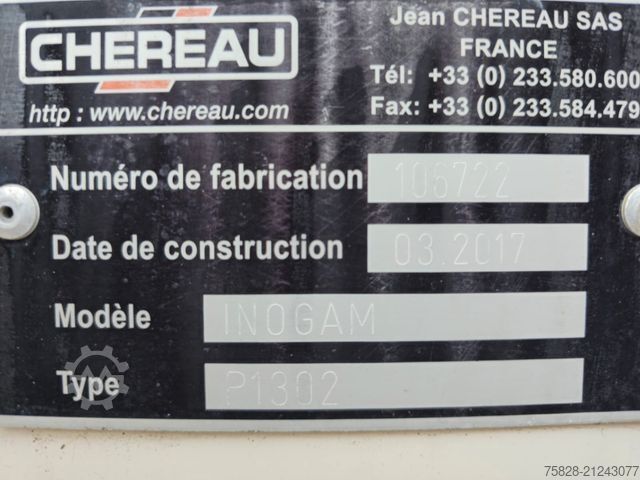 Kühlauflieger CHEREAU / Thermo King SLX 200/ 7 cm WAND / 2,70 Hoch