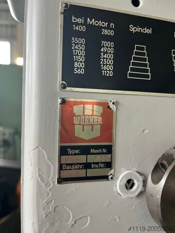 Bench drill Wörner B13