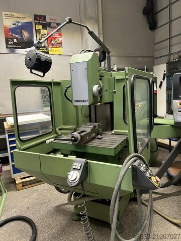 Werkzeugfräse Friedrich Deckel FP2 NC Dialog 11