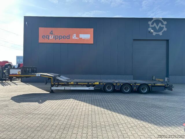 Plattformanhänger Kässbohrer Lowbed  / 6.00m extendable / ramps  / steering-...
