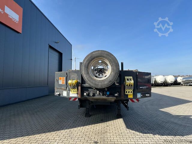 Plattformanhänger Kässbohrer Lowbed  / 6.00m extendable / ramps  / steering-...