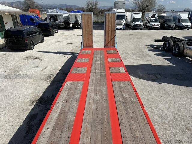 Tieflader-Auflieger für Baumaschinen DE ANGELIS 3S425