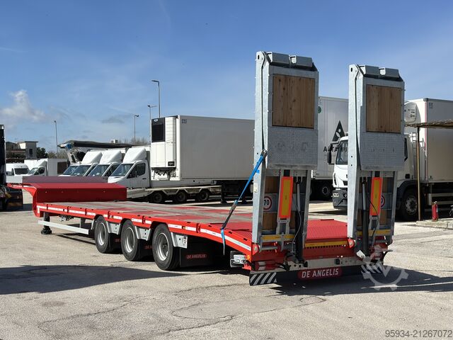 Tieflader-Auflieger für Baumaschinen DE ANGELIS 3S425