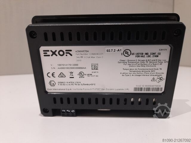 EXOR eSMART 04 Touchpanel, 4" 480x272 EXOR ESMA04U301