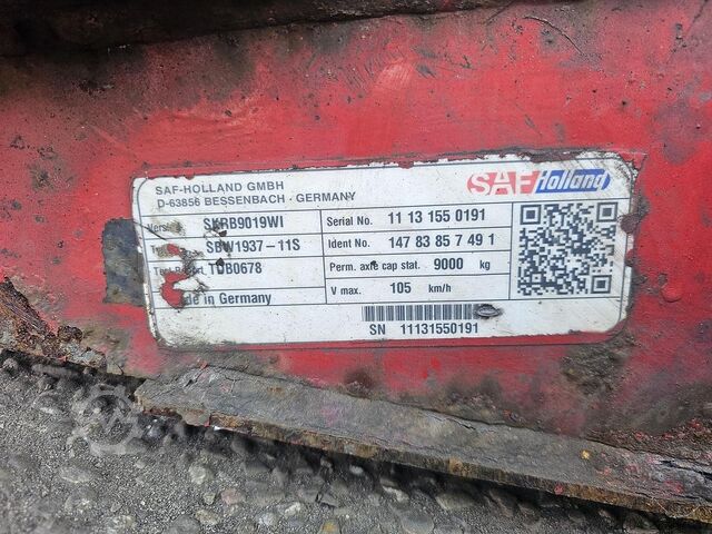 Achse SAF SKRB9019WI / TRAILAXLE DISC.