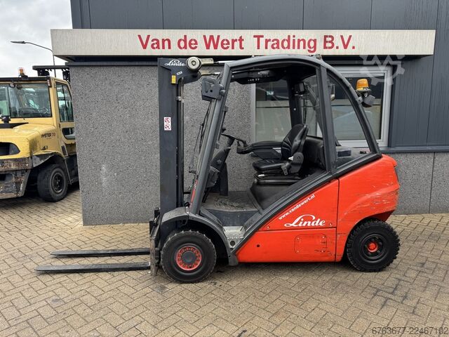 Linde H20D Duplo 315 Freihub / Seitenschub / 4. Steuerkreis / VW Diesel 2004 LINDE H20D Duplo 315 Freelift / Sideshift / 4e Functie VW Diesel 2004