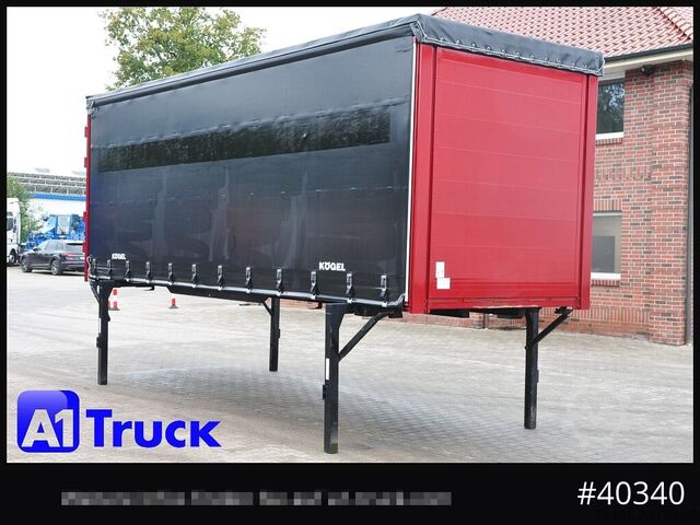 Wechselbrücke mit Pritsche & Plane KOEGEL ENC 74, 7.45  BDF Wechselbrücke, Top Zustand