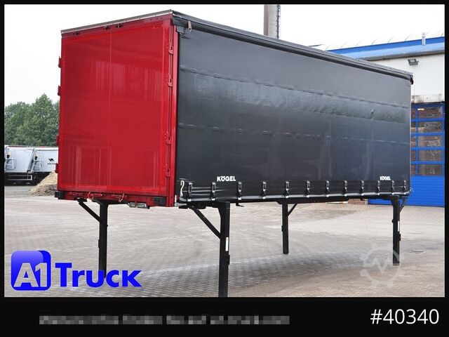 Wechselbrücke mit Pritsche & Plane KOEGEL ENC 74, 7.45  BDF Wechselbrücke, Top Zustand