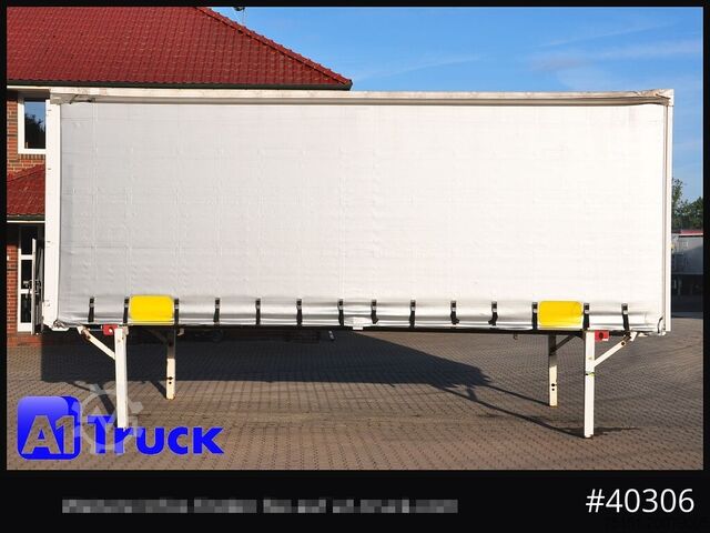 Wechselbrücke mit Pritsche & Plane KRONE Wechselbrücke 7,45, Code XL, guter Zustand