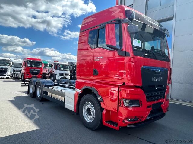 Chassis with cab MAN TGX 26.580 6x4 BL Fahrgestell 4500mm SOFORT