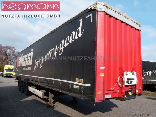 Auflieger mit Pritsche & Plane KRONE SDP 27, , Scheibe, 324.267 km, LASI Code XL, SAF