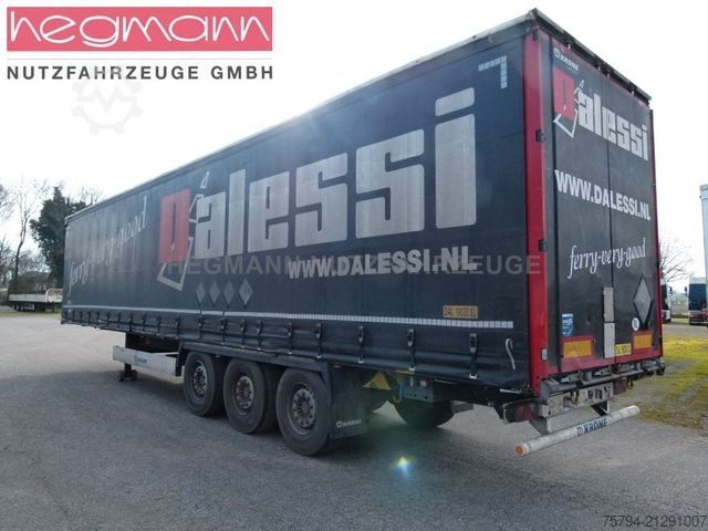 Auflieger mit Pritsche & Plane KRONE SDP 27, , Scheibe, 324.267 km, LASI Code XL, SAF