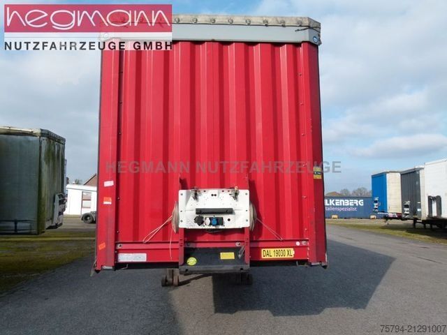 Auflieger mit Pritsche & Plane KRONE SDP 27, , Scheibe, 324.267 km, LASI Code XL, SAF