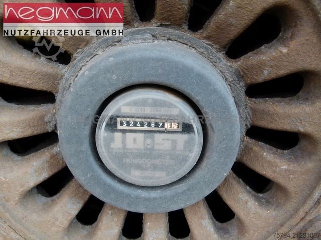 Auflieger mit Pritsche & Plane KRONE SDP 27, , Scheibe, 324.267 km, LASI Code XL, SAF